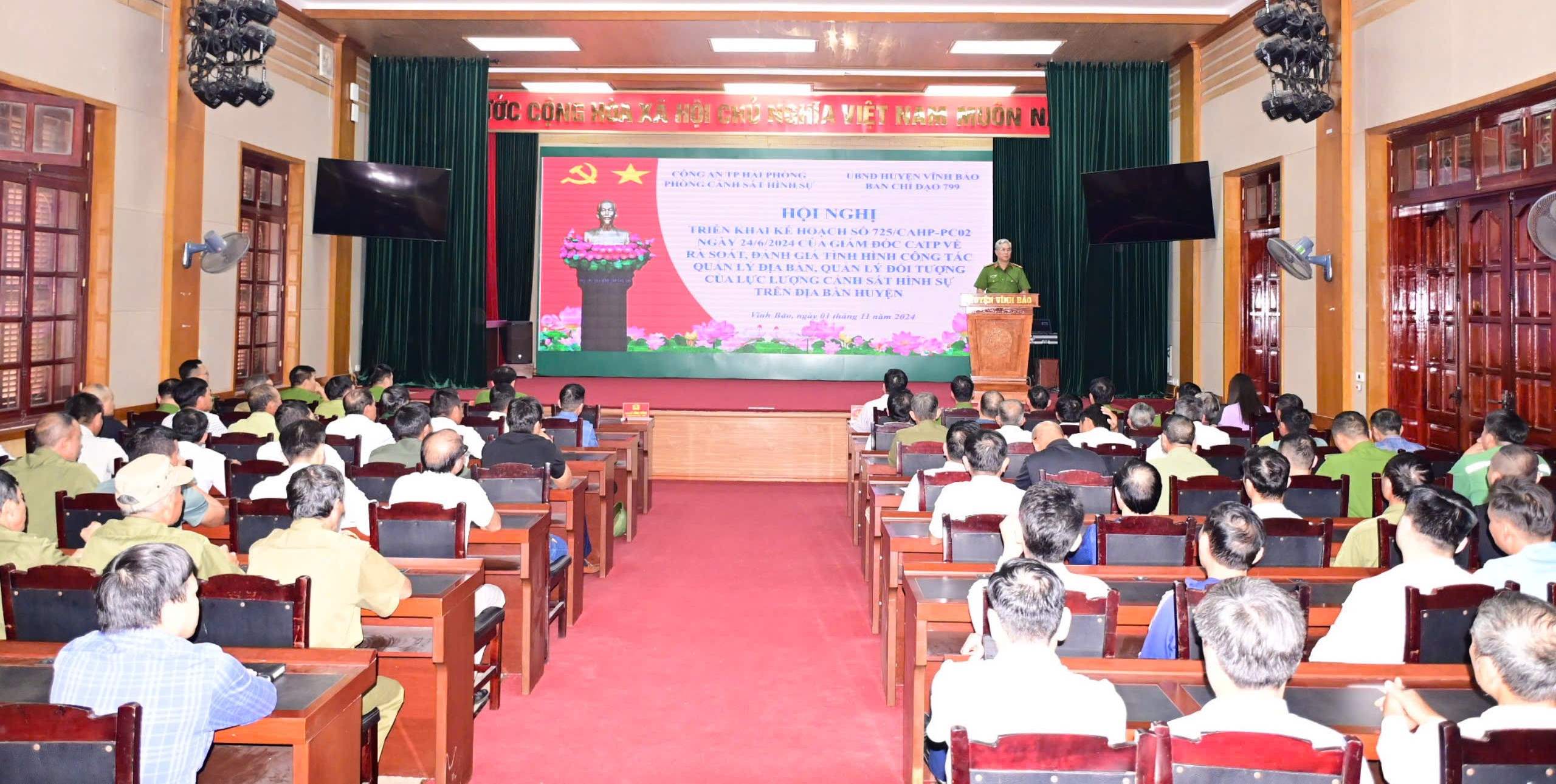 Triển khai kế hoạch nắm tình hình ANTT tại cơ sở trên địa bàn huyện Vĩnh Bảo